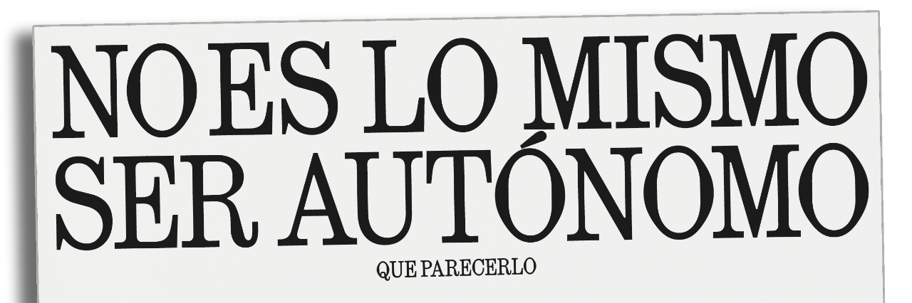 Falsos autónomos