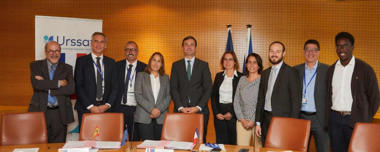 Representantes de la ITSS y de la Urssaf en París 
